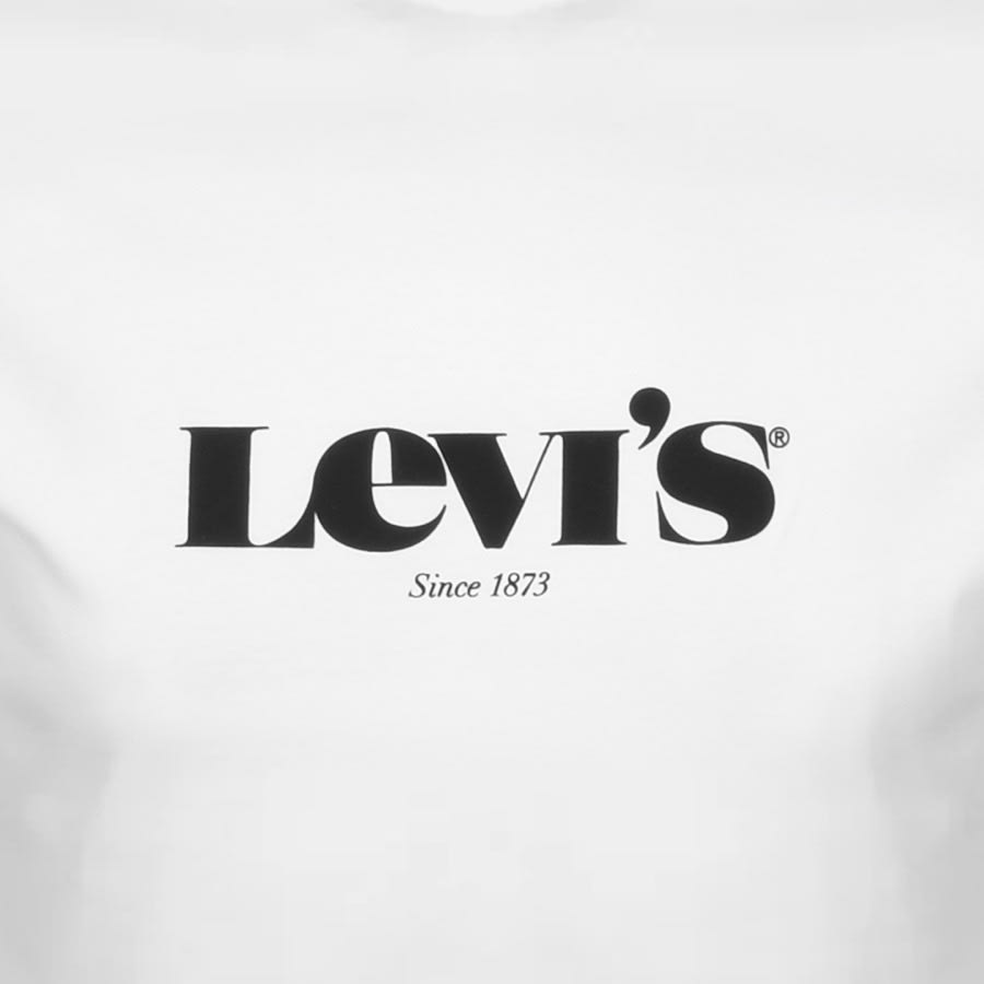 Alternative Image for ProductLevis Original Crew Neck Logo T Shirt White3